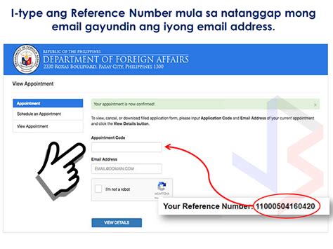 how to get appointment code for passport philippines|How to Get a Philippine Passport: DFA Online Appointment.